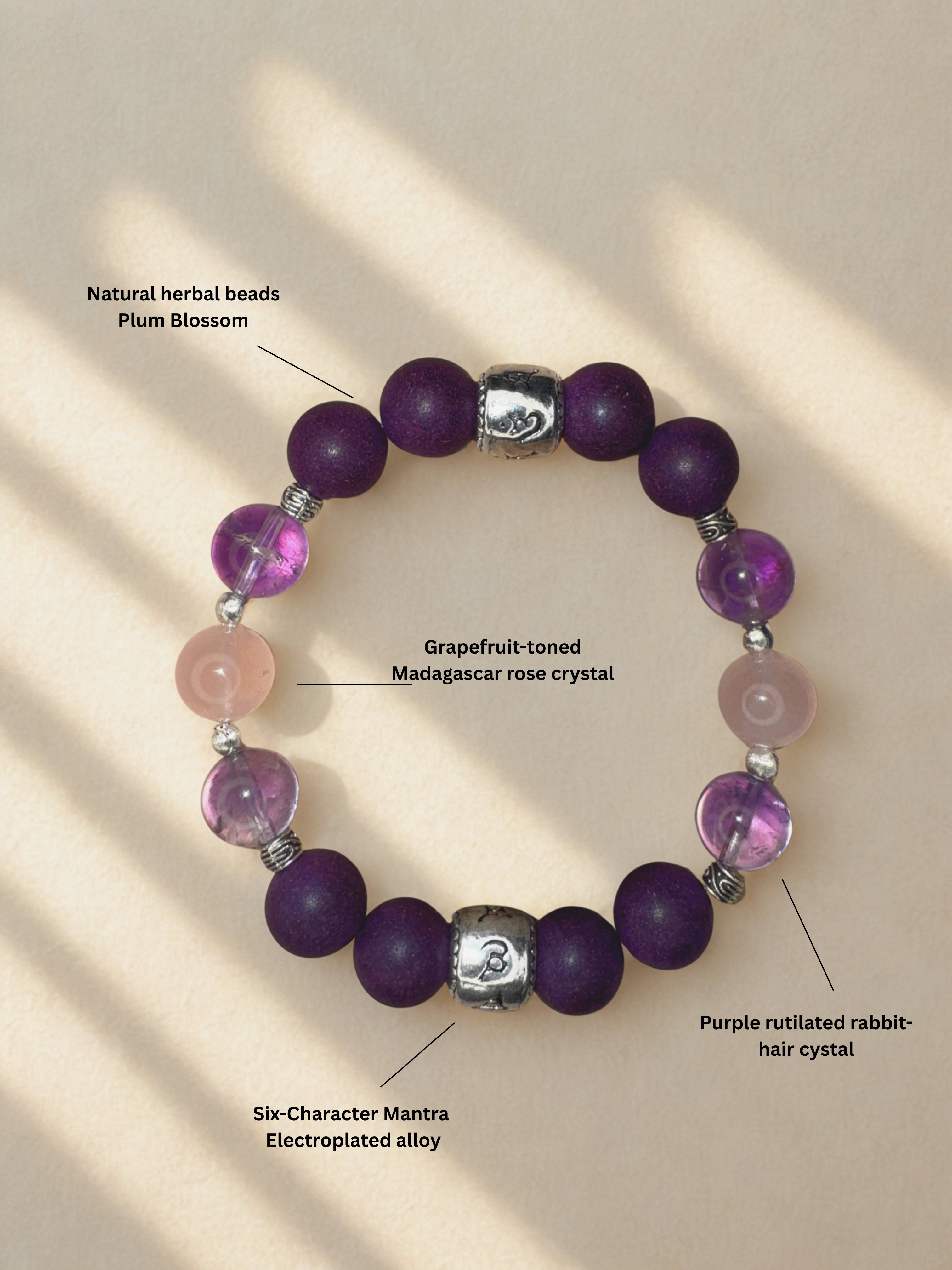 Zen Blossom Mantra Bracelet